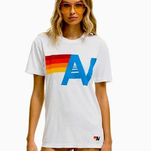 NWT Aviator Nation Tshirt white size M